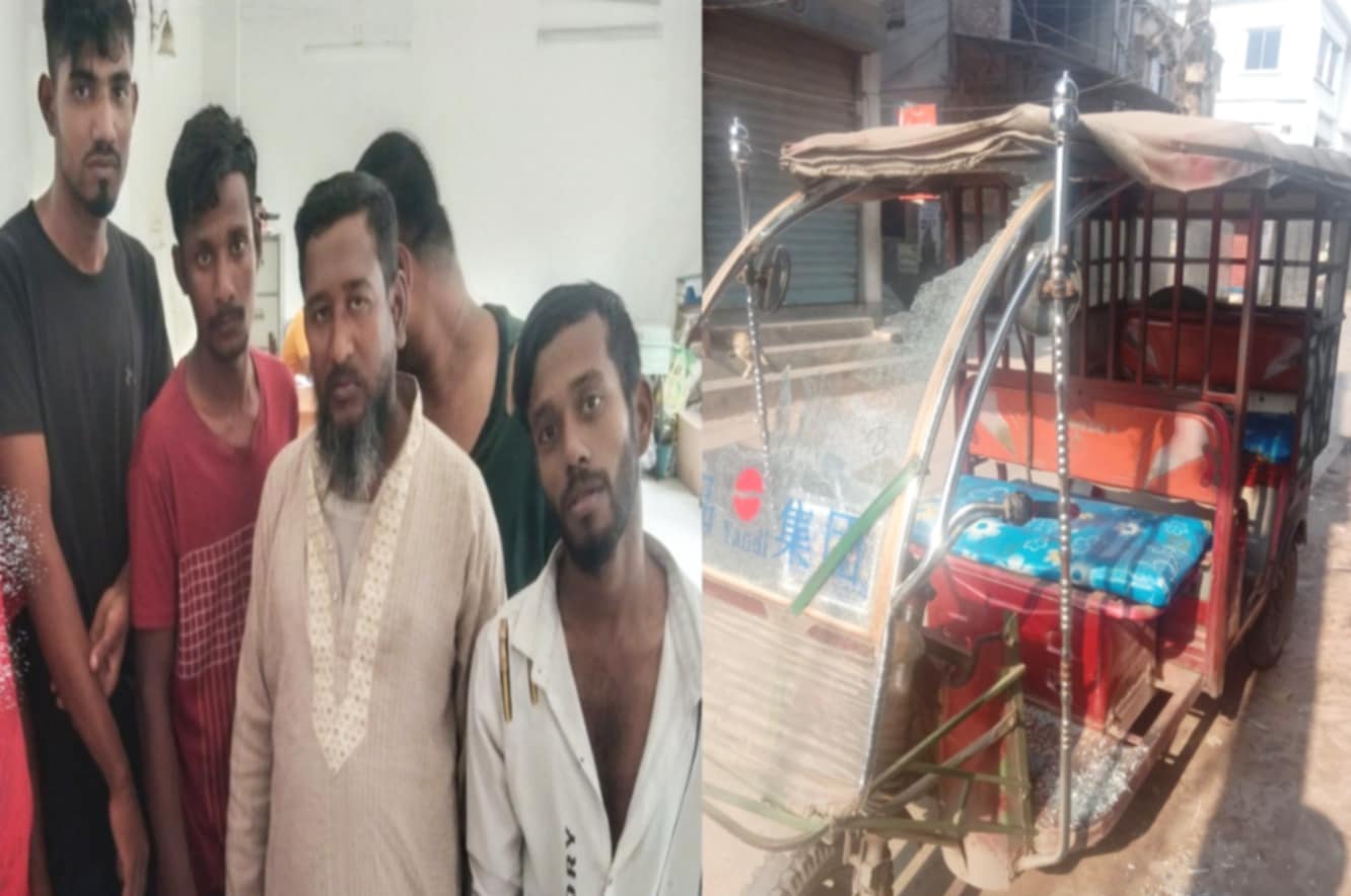 বন্দরে ভাড়া নিয়ে বাকবিতণ্ডা ও হামলা, আহত ৭ অটোচালক