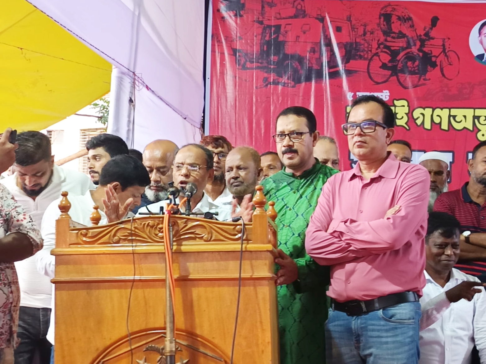 গণঅভ্যুত্থানের পর স্বৈরাচারী শাসক জনগণের তীব্র আন্দোলনের মুখে পালিয়ে যেতে বাধ্য হয়েছে – আবদুস সালাম আজাদ