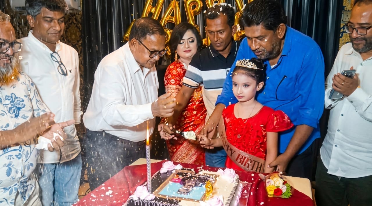 ফুলেল শুভেচ্ছা,দোয়া ও সাংবাদিকদের মিলনমেলায় অনুষ্ঠিত হলো জান্নাতের ৯ম জন্মবার্ষিকী অনুষ্ঠান