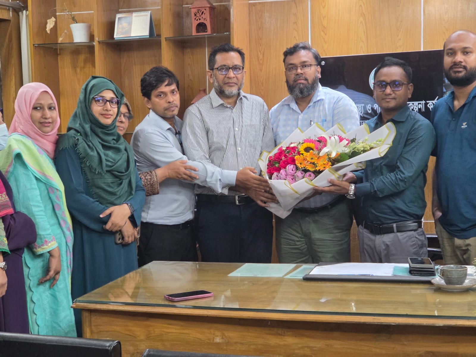 সোনারগাঁয়ে নবাগত উপজেলা স্বাস্থ্য কর্মকর্তার যোগদান