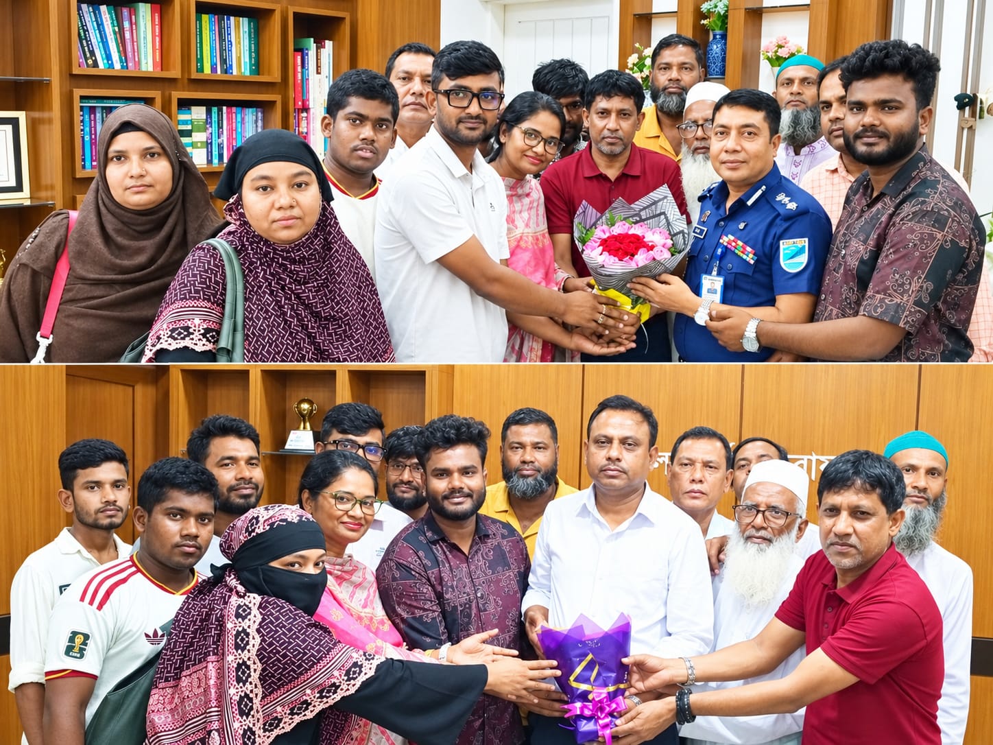 এসপি, সিভিল সার্জনের সঙ্গে আমরা জুলাই যোদ্ধা জেলার নেতৃবৃন্দের সৌজন্য সাক্ষাৎ