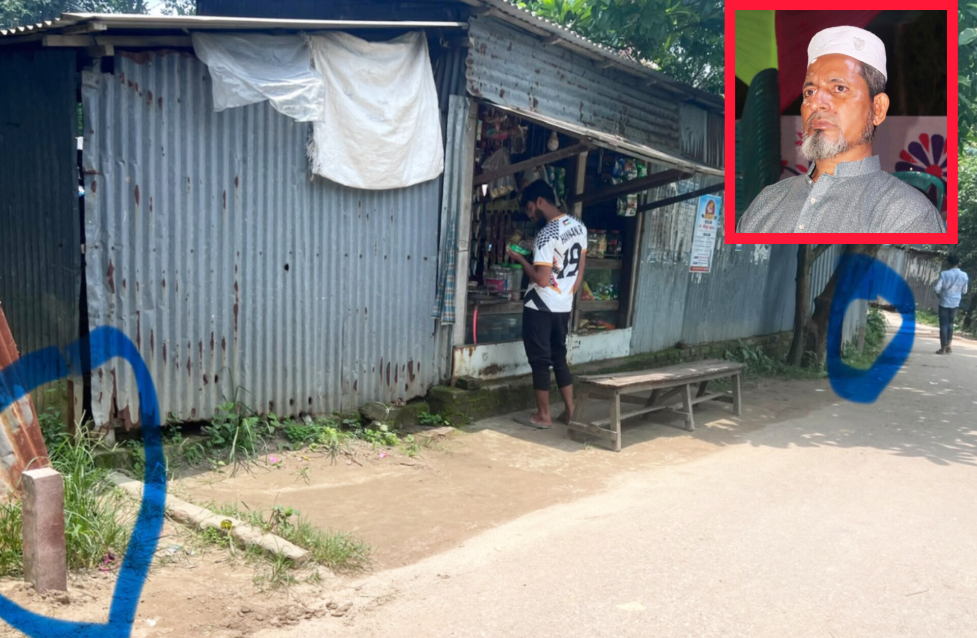 জায়গা দখলের অভিযোগ, প্রতিকারের দাবি বাবুর